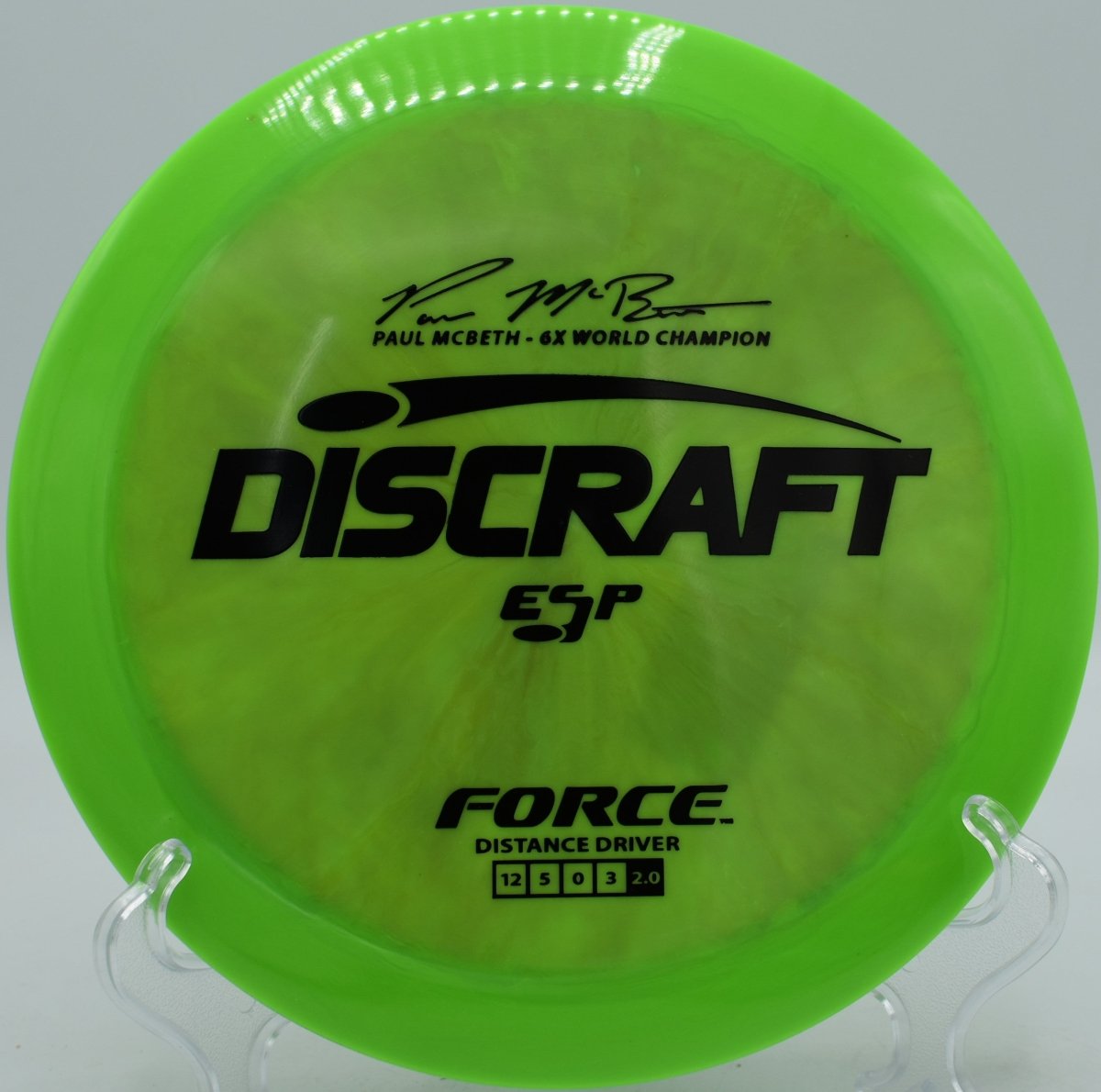 Discraft ESP Force Paul McBeth 6X distance driver favored in Florida with nationwide shipping for headwind distance control