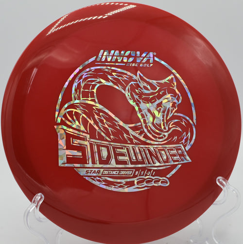 "At Mystic Pines Disc Golf in Portland, OR, Star Sidewinder offers a powerful, fast turnover paired with a smooth glide for precision drives."
