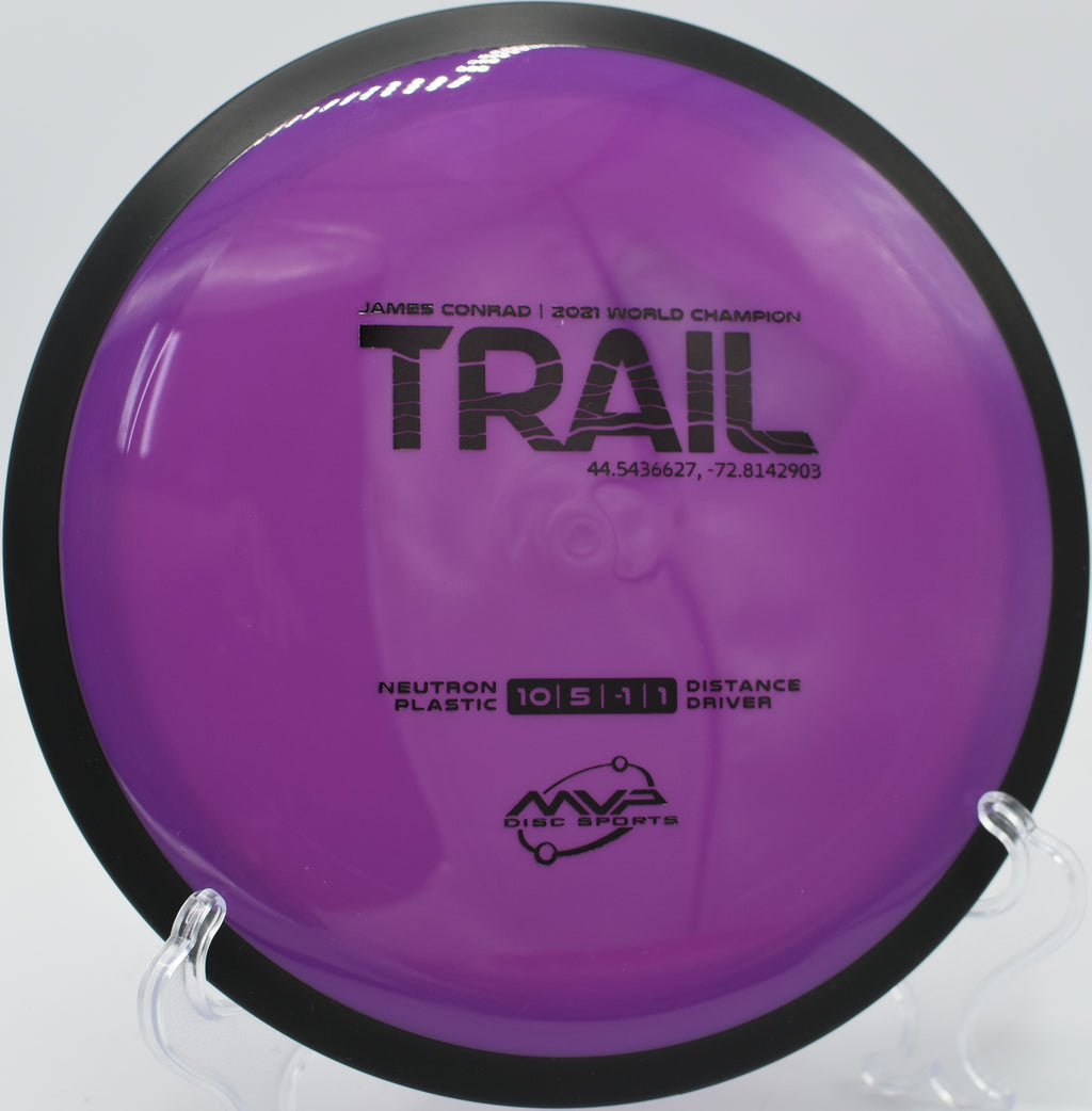 Neutron Trail riding a tailwind at East Roswell Park Disc Golf Course in Roswell, Georgia.

