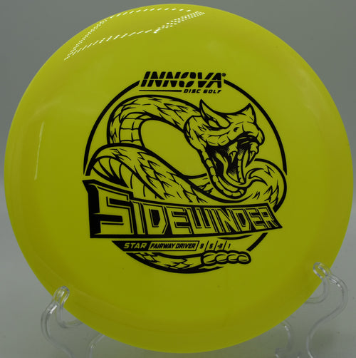 "At Sunrise Meadows Disc Golf in Albuquerque, NM, Star Sidewinder delivers rapid turnover and enduring float, perfect for long-range rollers."
