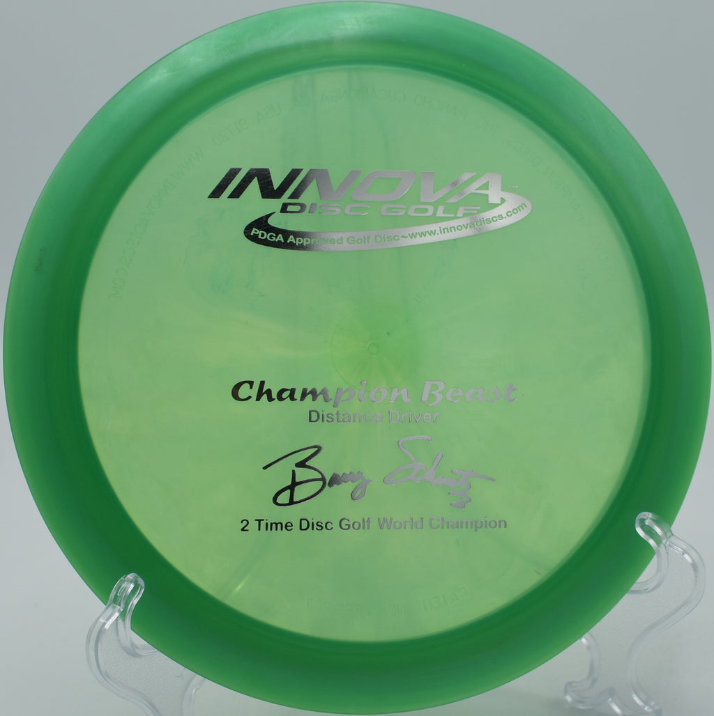 Flat release with a Champion Beast at Como Lake Park Disc Golf Course in Lancaster, New York.

