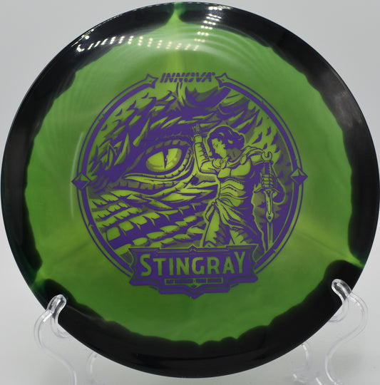 "At Redwood Oasis Disc Golf in Santa Rosa, CA, Halo Star Stingray delivers dependable midrange flight with smooth rollers."
