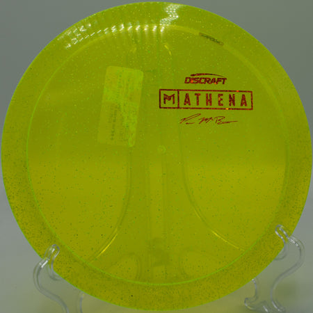 Accurate placement shot with a Z Sparkle Athena at Packanack Lake Disc Golf Course in Wayne, New Jersey.

