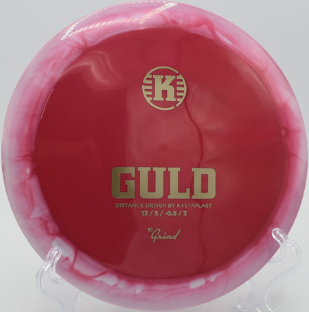 Eco-conscious power drive with a K1 Grind Guld at BlueGill Disc Golf Course in Shelbyville, Michigan.

