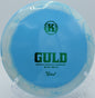 Controlled max-distance shot with a K1 Grind Guld at Spiritwood Resort Disc Golf Course in Moorhead, Minnesota.

