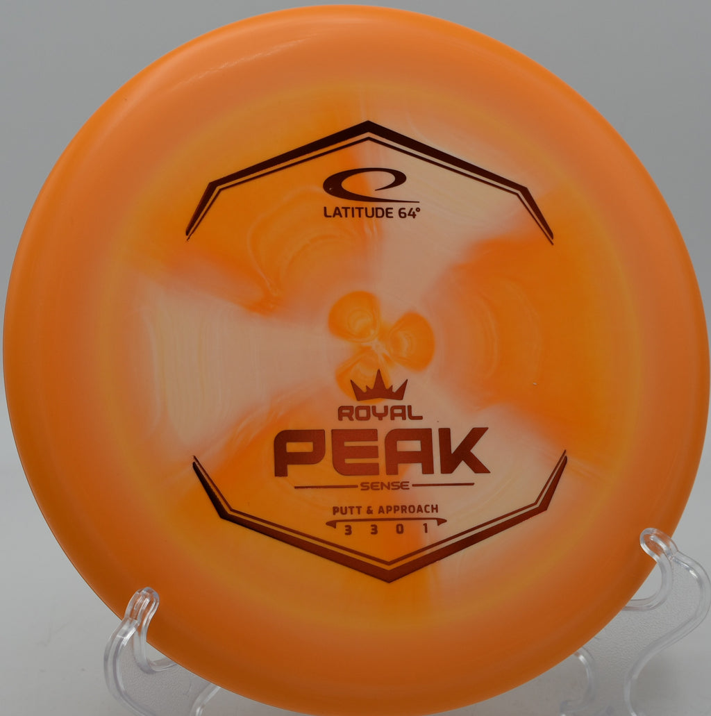 Beaded Sense Peak launched on a short hyzer at Maple Hill in Leicester, Massachusetts.

