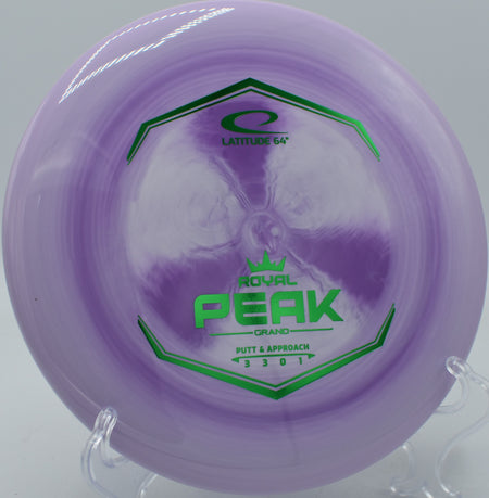 Beaded Grand Peak gliding cleanly toward the basket at Estabrook Park in Milwaukee, Wisconsin.

