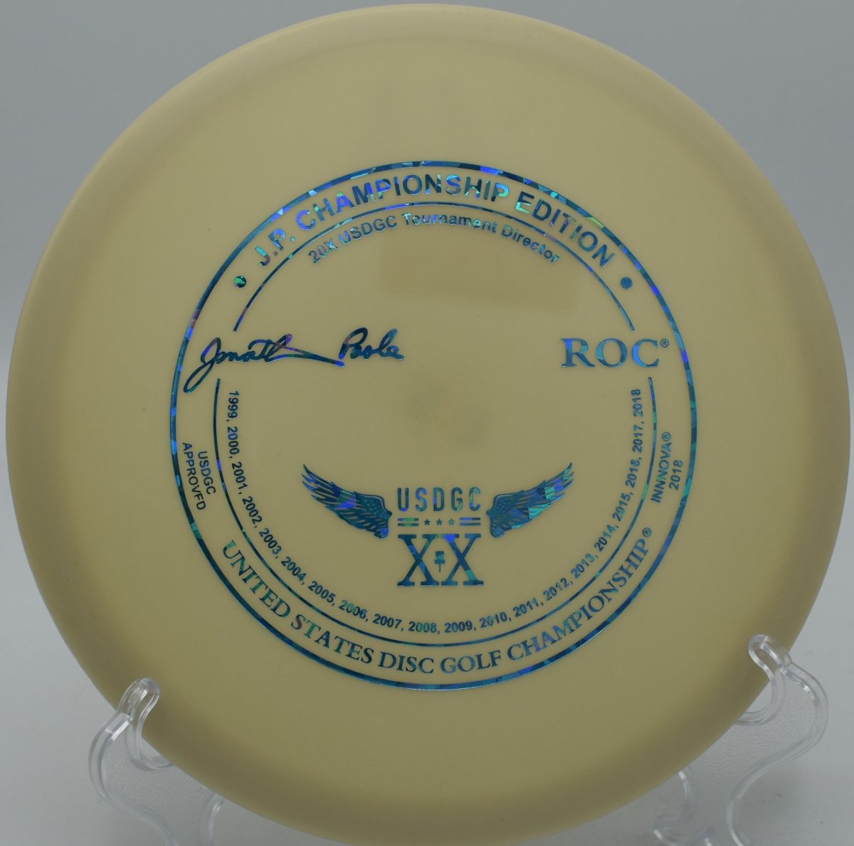 Jonathon Poole 20X USDGC Commemorative KC Pro Roc - Flexline Discs - 84931671090237