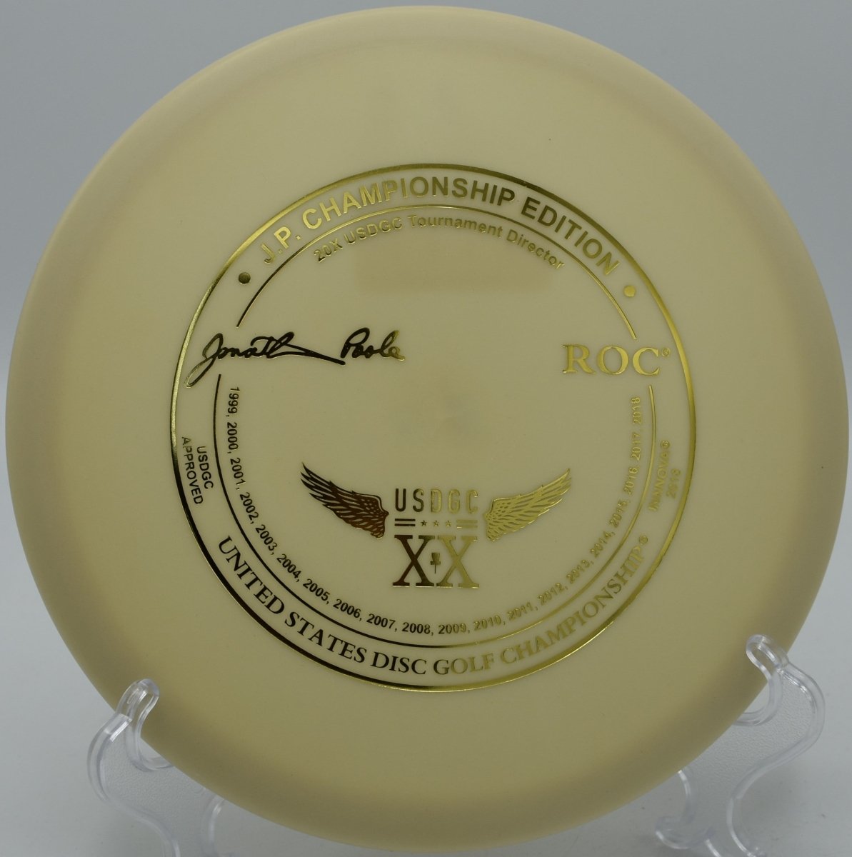 Jonathon Poole 20X USDGC Commemorative KC Pro Roc - Flexline Discs - 84931671118397