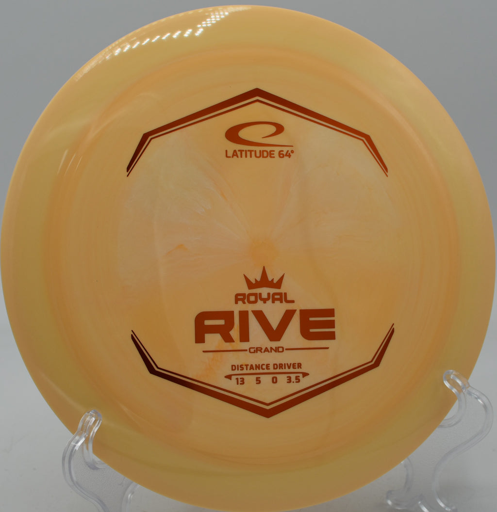 Grand Rive skipping into a landing zone at Cedar Hill Disc Golf Course in Nashville, Tennessee.

