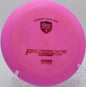 Low-ceiling putt with a P1x at Mount Pleasant Disc Golf Course in Yorktown, Indiana.


