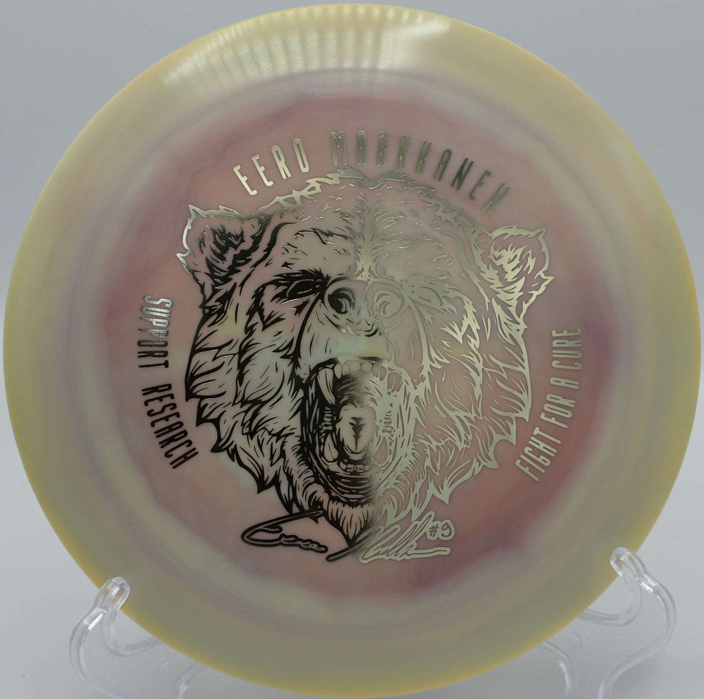 "Eero Markkanen Swirly Star Destroyer disc golf driver ideal for Colorado's mountain courses."
