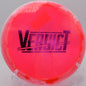 Lucid Ice Orbit Verdict holding a flex line at West Park Disc Golf Course in Joliet, Illinois.


