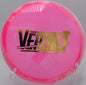 Lucid Ice Orbit Verdict battling a headwind at Indian Hills Disc Golf Course in Yucaipa, California.


