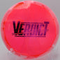 Flat forehand release with a Lucid Ice Orbit Verdict at North Landing Disc Golf Course in Marietta, Georgia.

