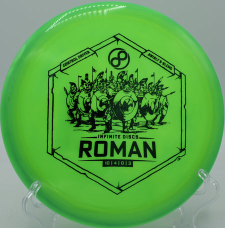 Swirly S-Blend Roman ripping through headwinds with controlled fade at Harmon Hills in Fall Branch, Tennessee.

