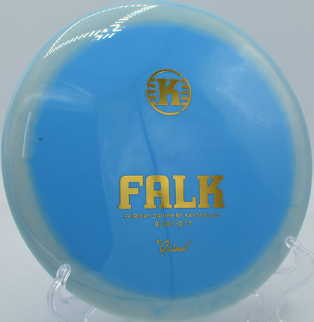 K1 Grind Falk held for a forehand throw at Tyler State Park in Newtown, Pennsylvania.

