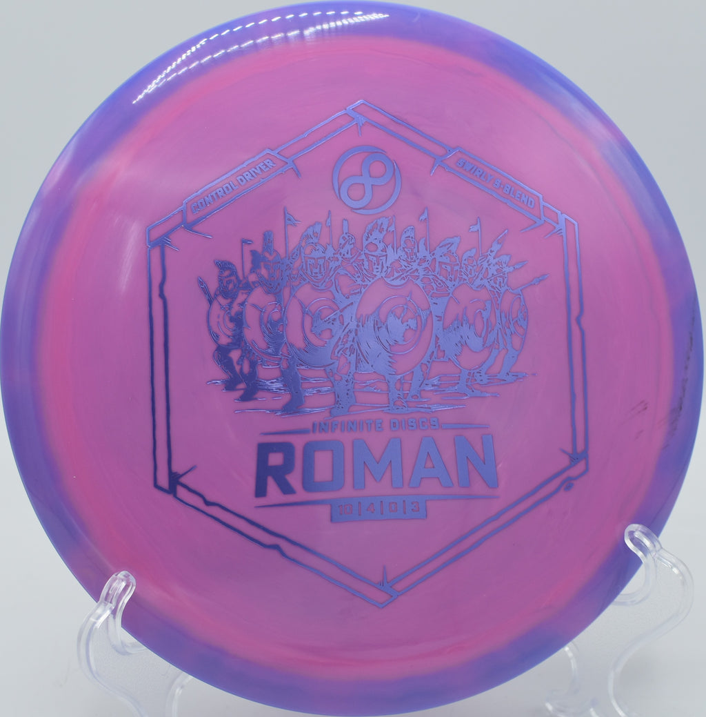 Swirly S-Blend Roman holding straight before a heavy finish at Persimmon Ridge DGC in Jonesboro, Arkansas.

