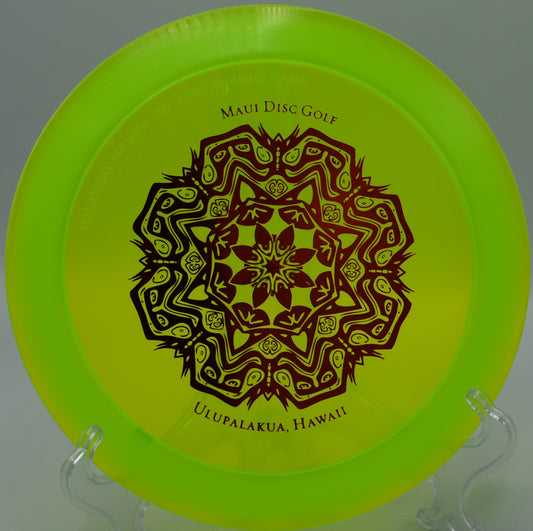 "Innova Champion XCaliber driver, perfect for disc golfers in Phoenix, AZ, seeking stability and control in extreme wind."
