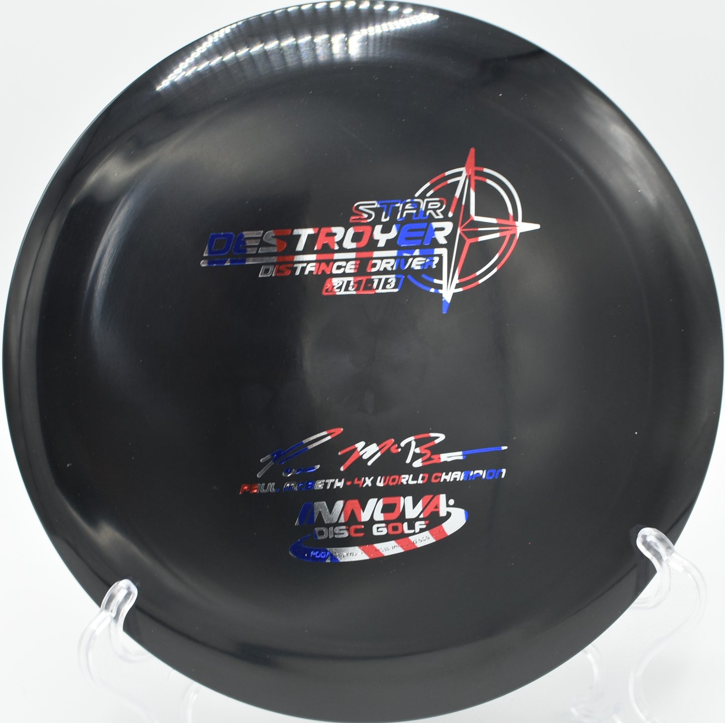 "Paul McBeth Destroyer driver, built for power and precision, favored by disc golfers in Denver, CO."






