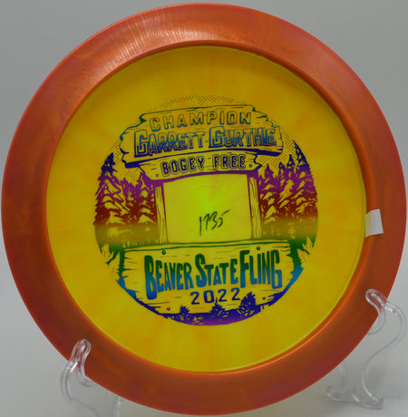 "Innova Garrett Gurthie Wraith, built for high-speed power shots and reliable fades in Milwaukee, WI."
