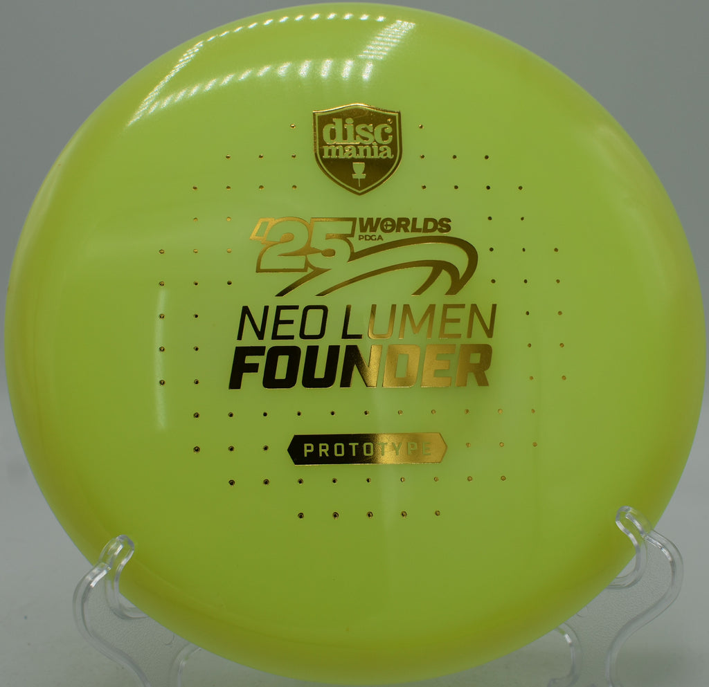 Prototype Neo Lumen Founder glowing at Winthrop Gold in Rock Hill, South Carolina

