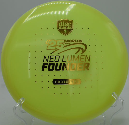 Prototype Neo Lumen Founder glowing at Winthrop Gold in Rock Hill, South Carolina

