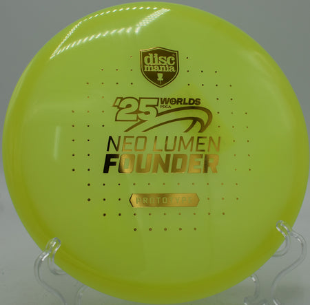 Lumen Prototype Founder glowing flight at Sunset Hills DGC in Pekin, Illinois

