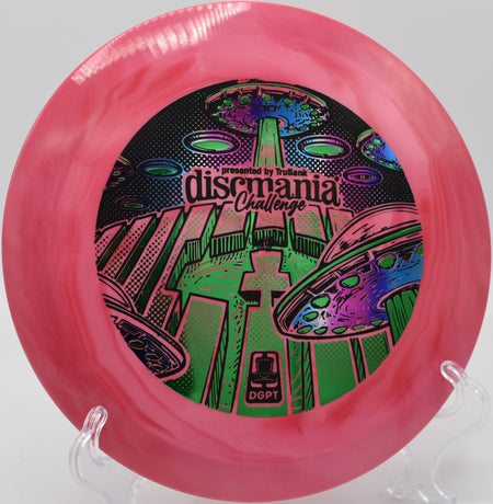 Swirl S-Line DD1 bombing down a fairway at North Landing Disc Golf Course in Marietta, Georgia.


