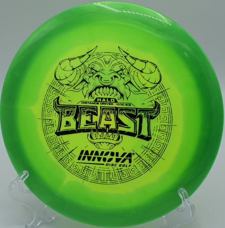 Disc golfer unleashes a forehand bomb with a Halo Star Beast at DeLaveaga in Santa Cruz, California.

