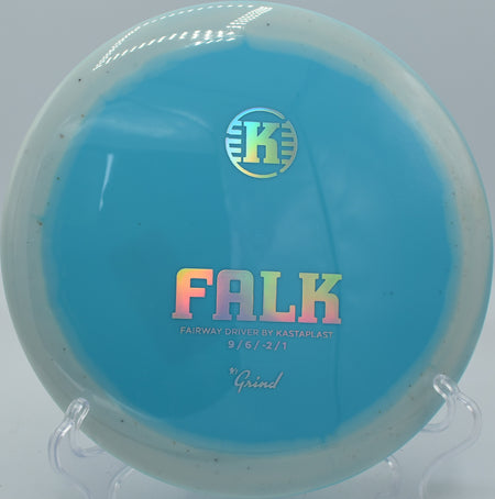 Kastaplast Falk in K1 Grind plastic flying flat and straight at Morley Field in San Diego, California.

