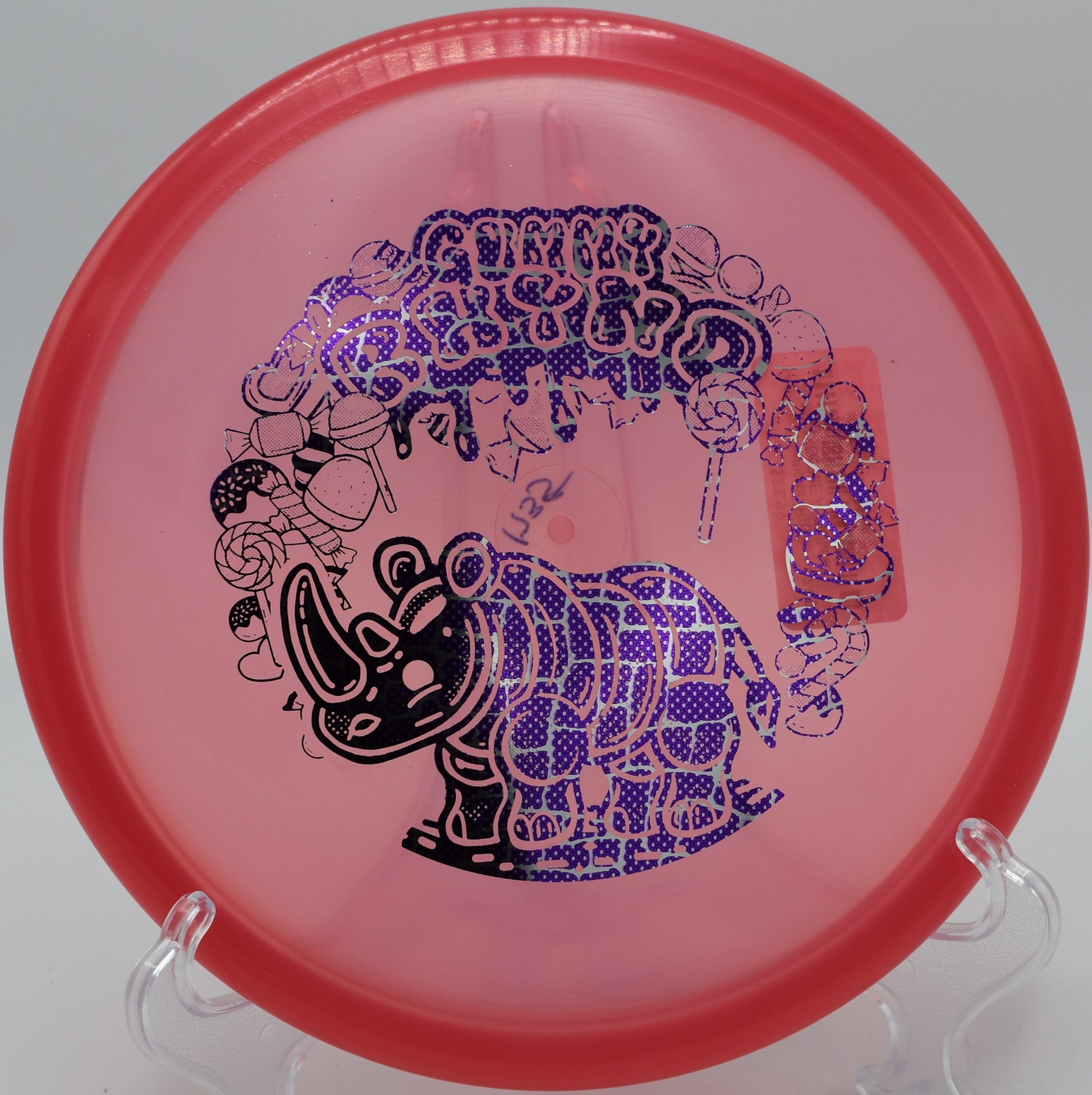 "Gummy Champion Rhyno, a durable and dependable disc for advanced players in Chicago, IL."
