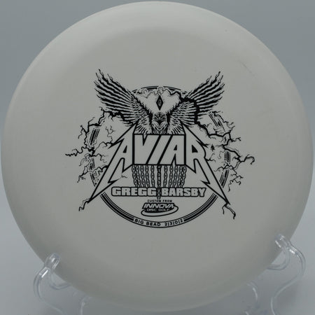 "Premium Greg Barsby signature KC Pro Aviar putter, perfect for disc golf in Tacoma, WA."

