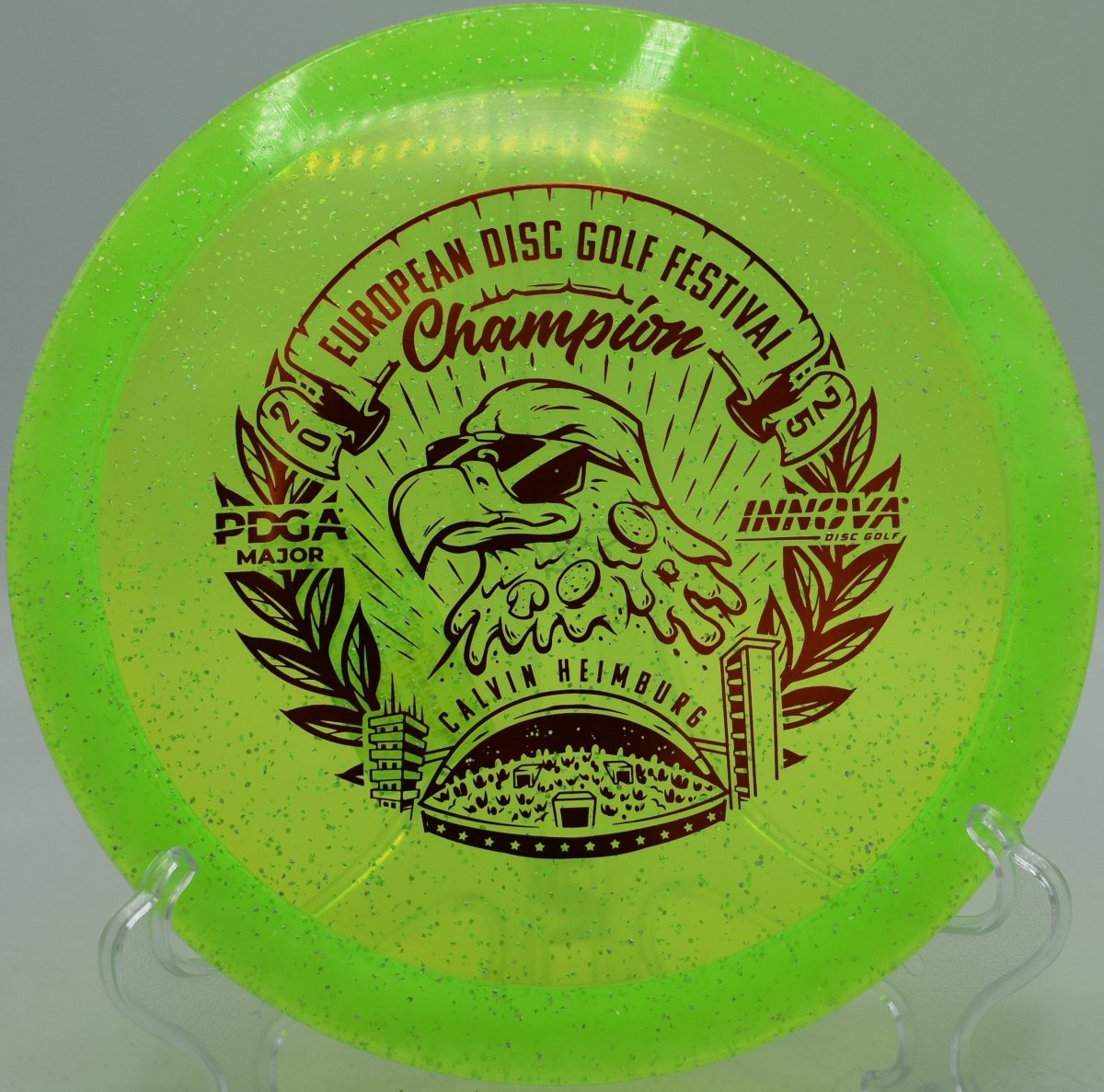 Metal Flake Champion Eagle (Calvin Heimburg EDGF Commemorative) - Flexline Discs - 49195851540285