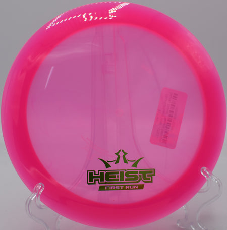 Effortless flex shot with a Lucid Heist at Mayflower Hills Disc Golf Course in Roanoke, Virginia.

