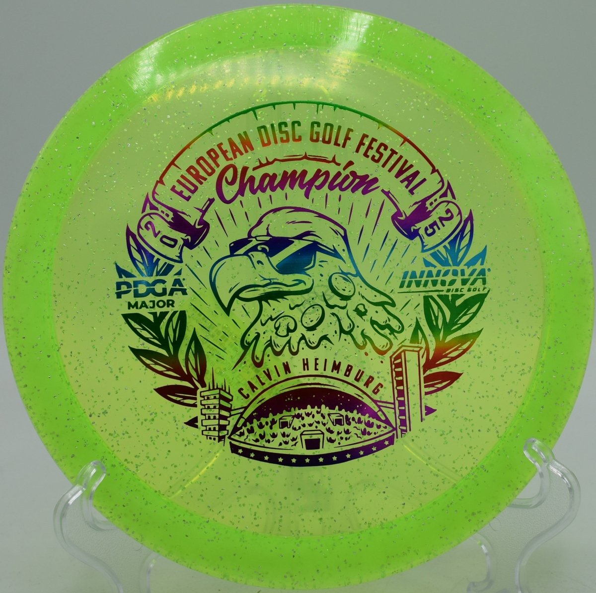 Metal Flake Champion Eagle (Calvin Heimburg EDGF Commemorative) - Flexline Discs - 49195852098909
