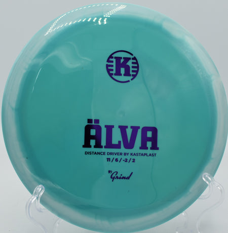 Close-up of Kastaplast Alva in K1 Grind plastic before a power drive at Pier Park in Portland, Oregon.

