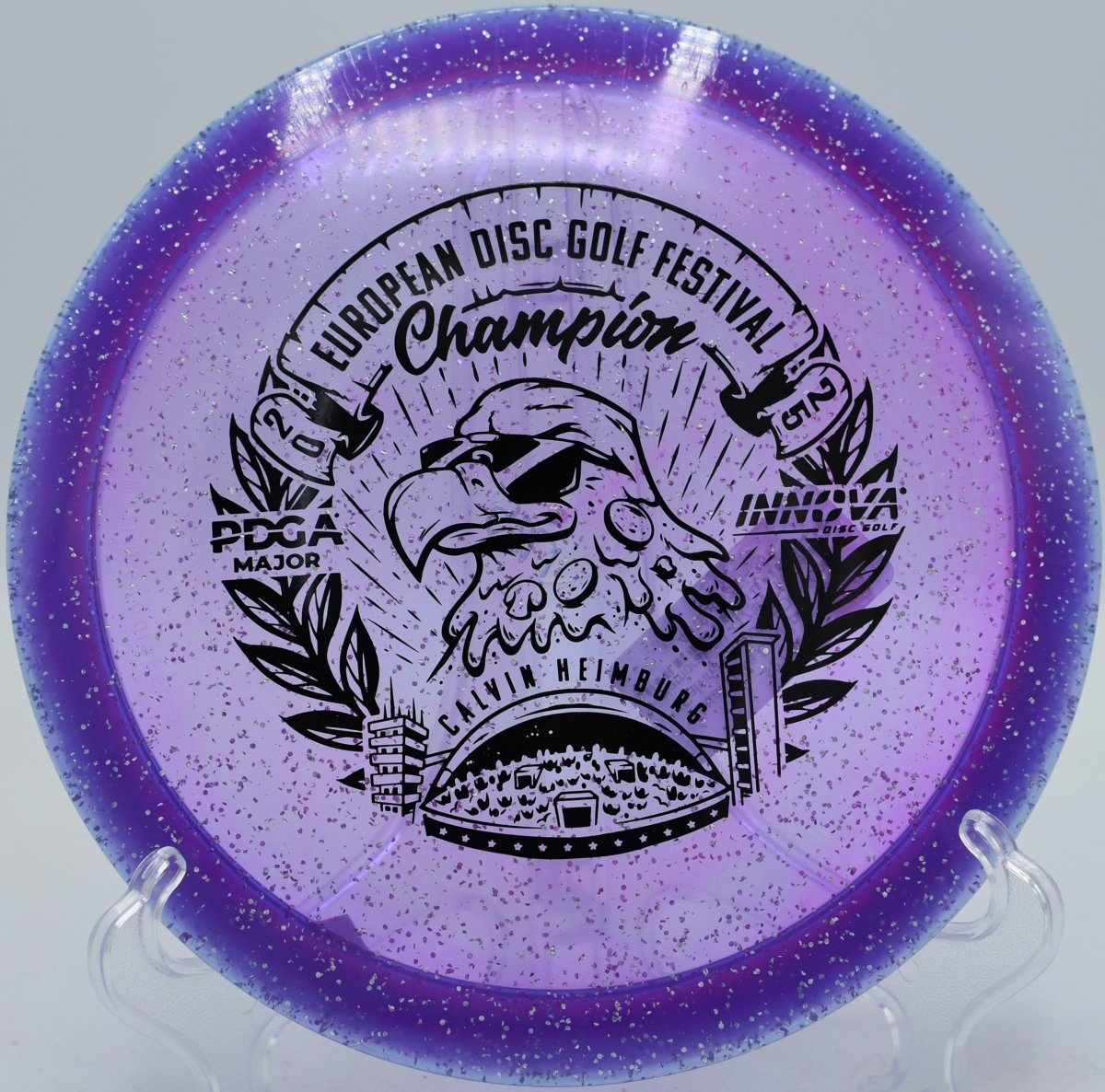 Metal Flake Champion Eagle (Calvin Heimburg EDGF Commemorative) - Flexline Discs - 49195852574301