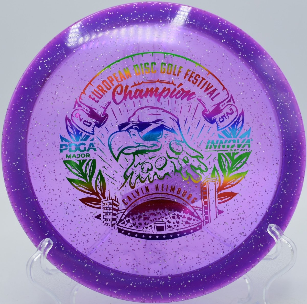 Metal Flake Champion Eagle (Calvin Heimburg EDGF Commemorative) - Flexline Discs - 49195852800285