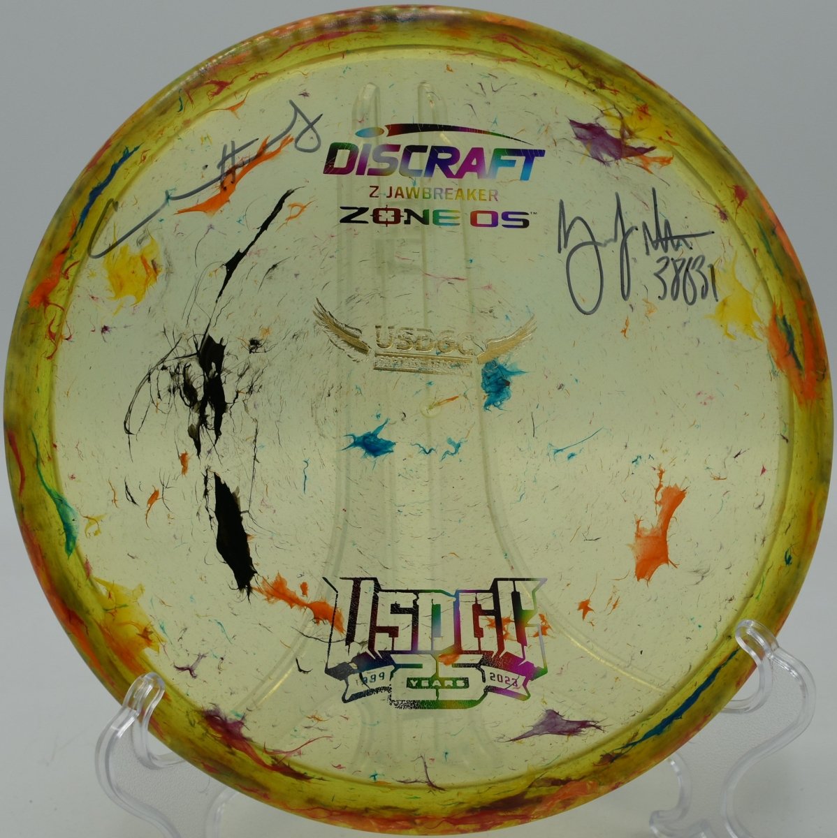 USDGC Jawbreaker FLX Zone OS (Signed By Calvin Heimburg & Zack Melton) - Flexline Discs - 82271811097533