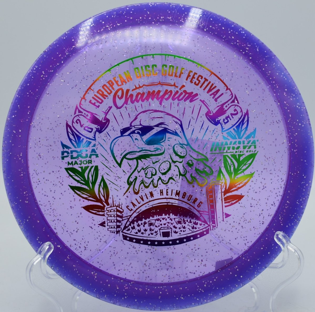 Metal Flake Champion Eagle (Calvin Heimburg EDGF Commemorative) - Flexline Discs - 49195853178589