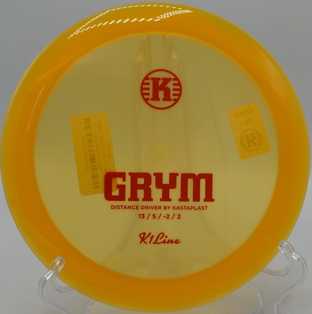 "Kastaplast Grym driver, a must-have for long drives on wooded courses in Charlotte, NC."
