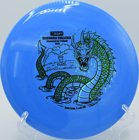 Discmania Swirly Glow MD1 flying a smooth, straight line at Tyler State Park in Newtown, Pennsylvania.

