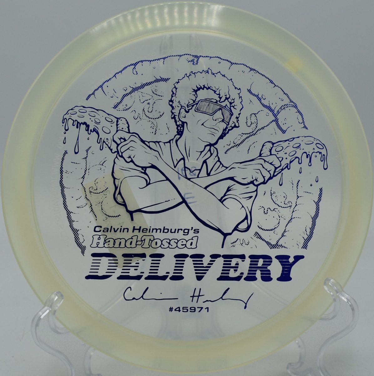 Calvin Heimburg's Hand Tossed Delivery Eagle (L Mold) - Flexline Discs - 99152121140733