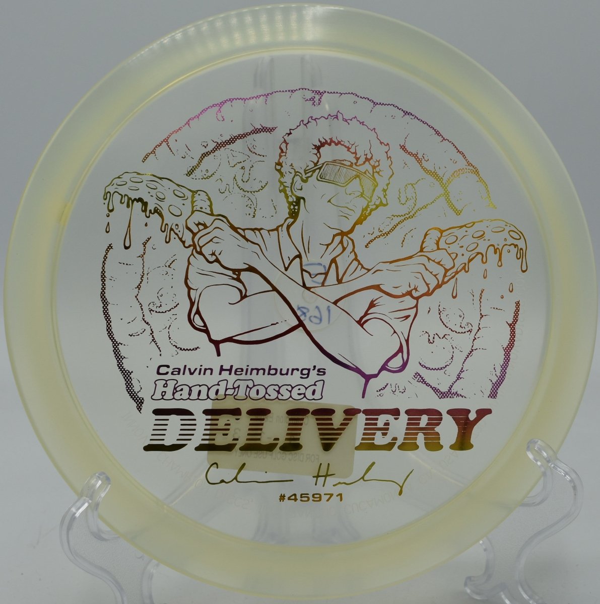 Calvin Heimburg's Hand Tossed Delivery Eagle (L Mold) - Flexline Discs - 99152121282525