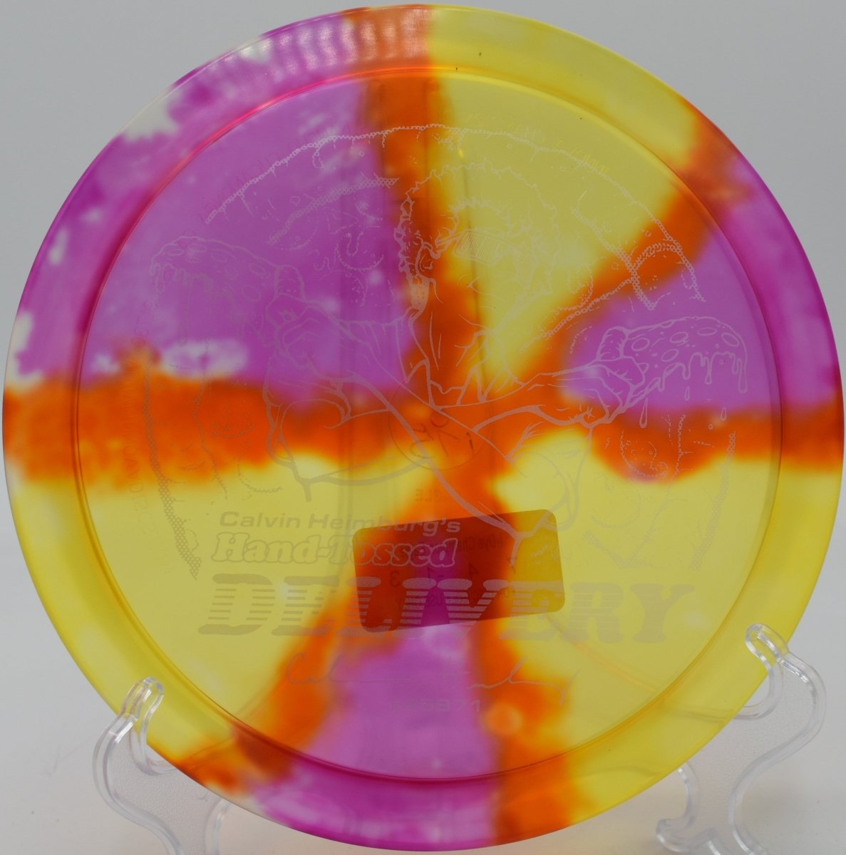 Calvin Heimburg's Hand Tossed Delivery Eagle (I - Dye X - mold) - Flexline Discs - 33117781153085