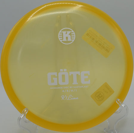 "Premium Göte disc, perfect for smooth releases on courses near Burlington, VT."
