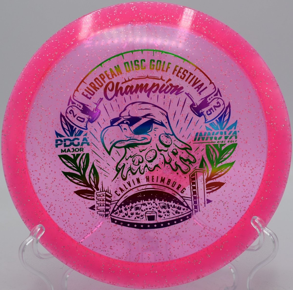 Metal Flake Champion Eagle (Calvin Heimburg EDGF Commemorative) - Flexline Discs - 70928804432285
