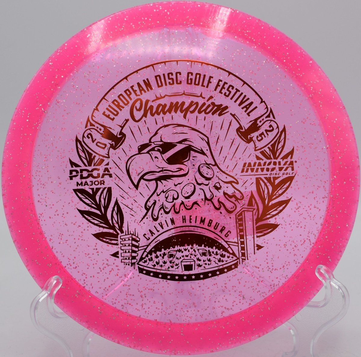 Metal Flake Champion Eagle (Calvin Heimburg EDGF Commemorative) - Flexline Discs - 70928804640637