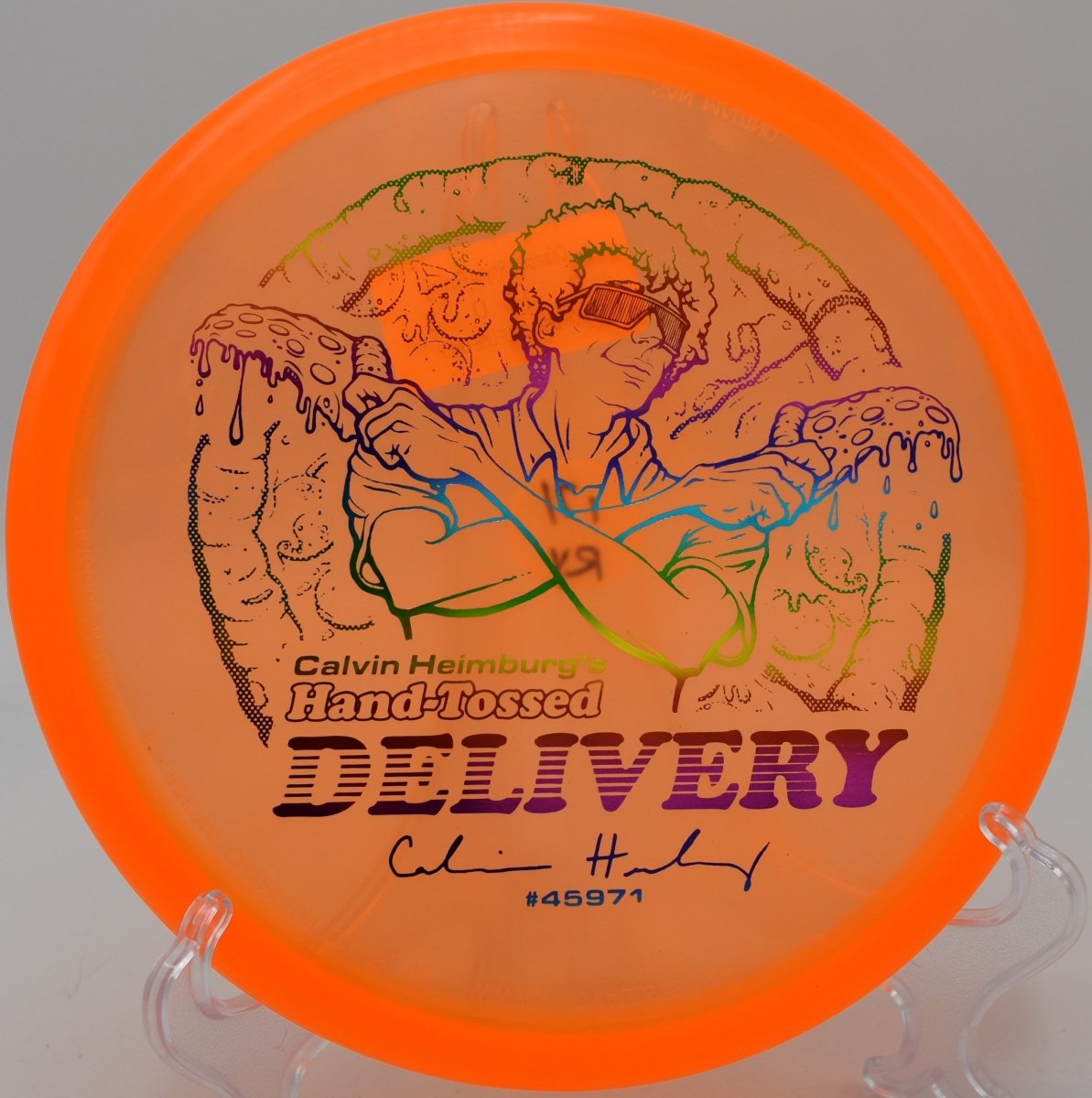 Calvin Heimburg Hand Tossed Delivery Gummy Champion San Marino Rhyno (Penned) - Flexline Discs - 66191411047517
